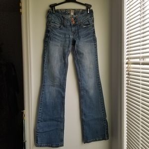 Refuge Size 0 Low-Rise Flare Jeans
